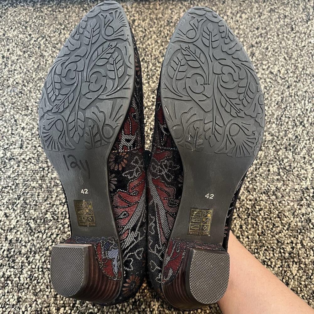 L’Artiste Spring Step Samantha Pump 2" Heels EU 42 US 10.5-11 Velvet/Leather - Picture 9 of 13